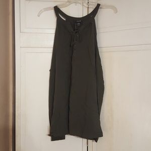 Lace Up Tank Top